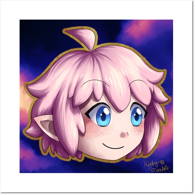 Kirby Gijinka Icon Wall Art by KirbyTardos